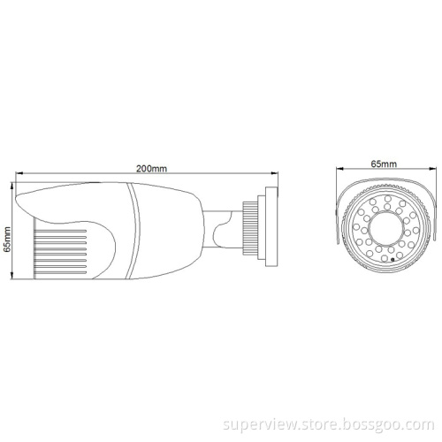 1.3 Megapixel IP Camera with IR and Fixed Lens (IPWF203-1.3M)